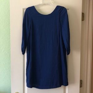 Blue Mid Length Dress